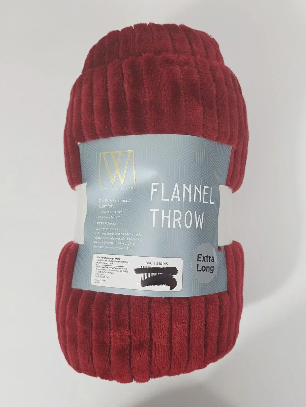 Wayland Square Plush Extra Long Throw Blanket 50